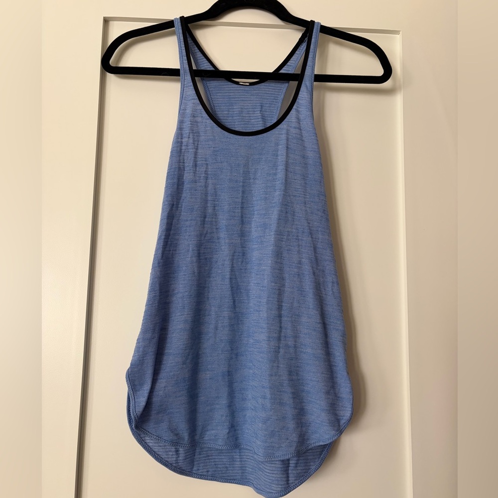 Lululemon Light Blue Racerback Tank Top